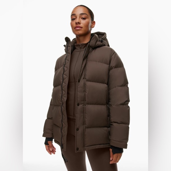 Aritzia Super Puff, rich mocha brown, size XXS - Picture 14 of 15